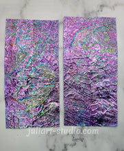Load image into Gallery viewer, High Gloss PURPLE Leaf - Dichroic Sheet