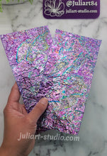 Load image into Gallery viewer, High Gloss PURPLE Leaf - Dichroic Sheet