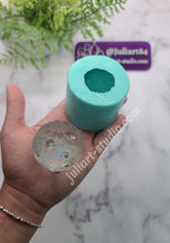 Load image into Gallery viewer, 2 inch 3D LARGE Crater Moon Silicone Mold for Resin