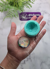 Load image into Gallery viewer, Half-Sphere 3D Crater Moon Silicone Mold for Resin