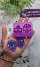 Load image into Gallery viewer, 1.6 inch Druzy Alien Earrings Silicone Mold for Resin casting