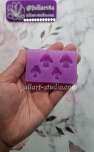Load image into Gallery viewer, 3D Mushroom Stud Earrings Silicone Mold for Resin