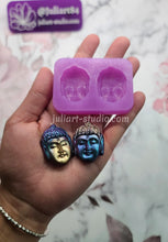 Load image into Gallery viewer, 3D Buddha Head Silicone Mold