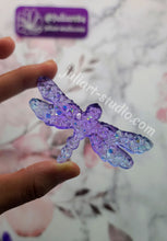 Load image into Gallery viewer, 3 inch Druzy Dragonfly Silicone Mold for Resin