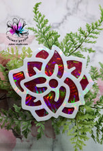 Load image into Gallery viewer, 5.5 inch HOLO Poinsettia Silicone Mold for Resin