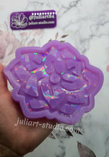 Load image into Gallery viewer, 5.5 inch HOLO Poinsettia Silicone Mold for Resin