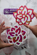 Load image into Gallery viewer, 5.5 inch HOLO Poinsettia Silicone Mold for Resin