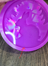 Load image into Gallery viewer, BGRADE- 4.5 inch HOLO Bauble BUNNY Silicone Mold
