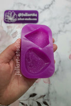 Load image into Gallery viewer, Large Druzy Pendant Set Silicone Mold for Resin casting