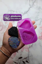 Load image into Gallery viewer, Large Druzy Pendant Set Silicone Mold for Resin casting