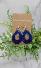 Load image into Gallery viewer, 1.26 inch Druzy Teardrop Earrings Silicone Mold for Resin casting