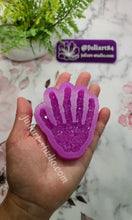 Load image into Gallery viewer, 3.25 inch Druzy Skeleton Hand Silicone Mold for Resin