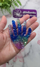 Load image into Gallery viewer, 3.25 inch Druzy Skeleton Hand Silicone Mold for Resin