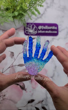 Load image into Gallery viewer, 3.25 inch Druzy Skeleton Hand Silicone Mold for Resin