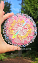 Load image into Gallery viewer, 4.75 inch HOLO Crystal Edge (ROUND) Silicone Mold for Resin casting