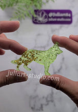 Load image into Gallery viewer, 2.75 inch Druzy German Shepherd Dog Silicone Mold for Resin