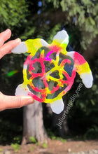 Load image into Gallery viewer, 6 inch HOLO Floral Turtle Silicone Mold for Resin