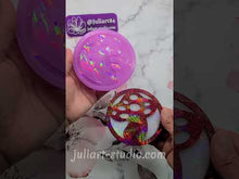 Load and play video in Gallery viewer, 4 inch HOLO Mushroom Coaster Silicone Mold for Resin