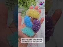 Load and play video in Gallery viewer, Mini Druzy Insert Silicone Mold for Resin
