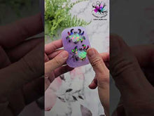 Load and play video in Gallery viewer, 1.5 inch HOLO Spider Earrings Silicone Mold for Resin