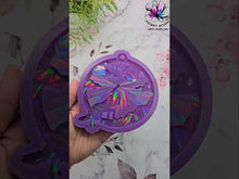 Load and play video in Gallery viewer, 4.75 inch HOLO Bauble WOLF Silicone Mold for Resin