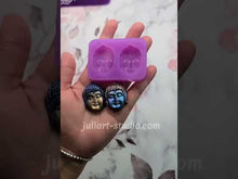 Load and play video in Gallery viewer, 3D Buddha Head Silicone Mold