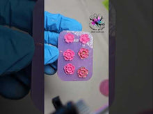 Load and play video in Gallery viewer, 3D Mini Flowers Set Silicone Mold for Resin
