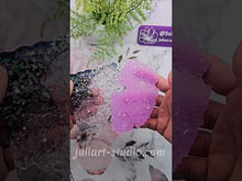 Load and play video in Gallery viewer, 4.75 inch Thin Druzy Insert Silicone Mold for Resin