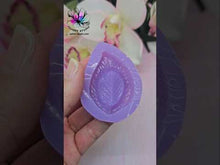 Load and play video in Gallery viewer, 2 inch Leaf Worry Stone Silicone Mold for Resin