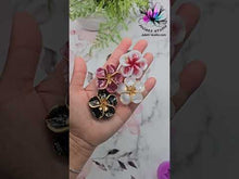 Load and play video in Gallery viewer, 1.6 inch 3D Plumeria Flower Silicone Mold for Resin