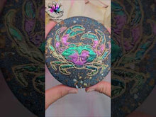 Load and play video in Gallery viewer, 4.3 inch Crab Coaster Silicone Mold for Resin Casting