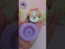 Load and play video in Gallery viewer, 2 inch Puppy Worry Stone Silicone Mold