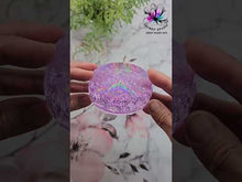 Load and play video in Gallery viewer, 2.8 inch HOLO Faceted Round Base Silicone Mold for Resin