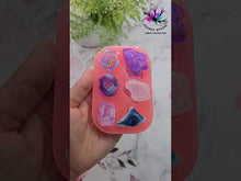 Load and play video in Gallery viewer, HOLO Agate Palette Silicone Mold for Resin