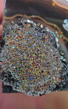 Load image into Gallery viewer, 6x6 inch Autumn Theme Resin Agate Art on Canvas