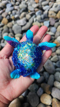 Load image into Gallery viewer, 4.2 inch Irredescent Crystal Sea Turtle