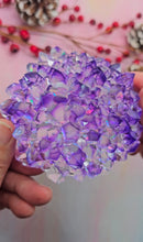 Load image into Gallery viewer, 4 inch Amethyst Resin Crystal DahliaLED Light
