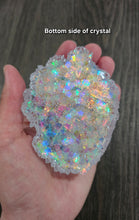 Load image into Gallery viewer, 3.25 inch Resin Crystal (Clear with Irredescent Background)