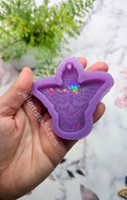 Load image into Gallery viewer, 2.75 inch HOLO Skull Moth Potion Keychain Silicone Mold for Resin