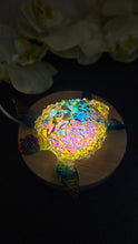 Load image into Gallery viewer, 4.2 inch Resin Crystal Sea Turtle with Irredescent Shell (add-on LED Light Base available)