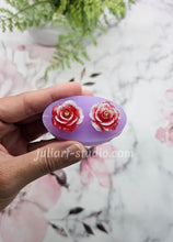 Load image into Gallery viewer, Small/ Medium/ Large 3D Rose Earrings Silicone Mold for Resin