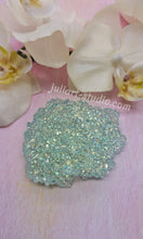 Load image into Gallery viewer, 3.25 inch Resin Crystal (Blue with Irredescent Background)