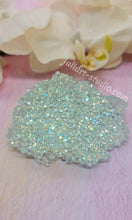 Load image into Gallery viewer, 3.25 inch Resin Crystal (Blue with Irredescent Background)