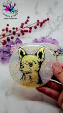 Load image into Gallery viewer, 4 inch Chihuahua Coaster Silicone Mold for Resin casting