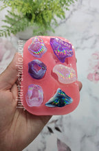 Load image into Gallery viewer, HOLO Agate Palette Silicone Mold for Resin