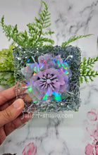 Load image into Gallery viewer, 4 inch HOLO Crystal Edge (SQUARE) Silicone Mold for Resin casting