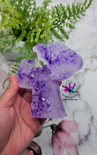 Load image into Gallery viewer, 4 inch inch Amethyst-inspired Resin Crystal Tree (self-standing)