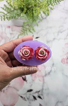 Load image into Gallery viewer, Small/ Medium/ Large 3D Rose Earrings Silicone Mold for Resin
