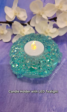 Load image into Gallery viewer, 4.25 inch Crystal Tealight Holder Silicone Mold for Resin casting