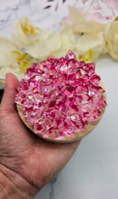 Load image into Gallery viewer, 4 inch Resin Crystal Dahlia LED Light in Ombre Red